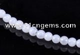 CAG127 Smooth round 3mm blue lace agate gemstone beads wholesale