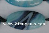 CAG1302 15.5 inches 20*38mm marquise line agate gemstone beads