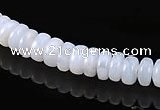 CAG138 Rondelle 3*6mm blue lace agate gemstone beads Wholesale