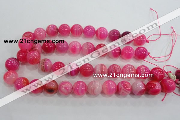 CAG140 smooth round 16mm madagascar agate stone beads Wholesale