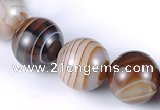 CAG143 14mm round madagascar agate gemstone beads Wholesale