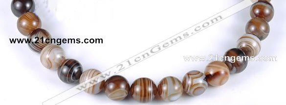 CAG143 14mm round madagascar agate gemstone beads Wholesale