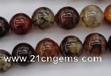 CAG1441 15.5 inches 12mm round dragon veins agate beads