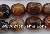 CAG1457 15.5 inches 13*18mm nuggets dragon veins agate beads