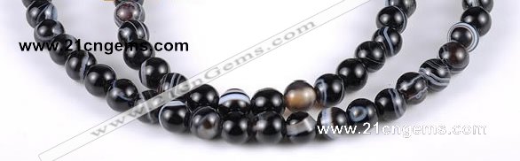 CAG146 5mm round madagascar agate gemstone beads Wholesale