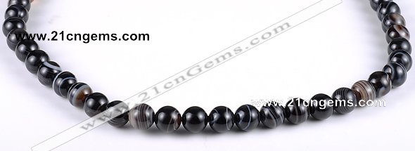 CAG147 Round 8mm madagascar agate gemstone beads Wholesale