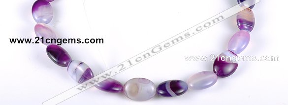 CAG155 13*18mm oval madagascar agate gemstone beads Wholesale