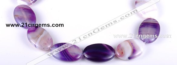 CAG157 20*30mm oval madagascar agate gemstone beads Wholesale