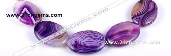 CAG158 Oval madagascar agate 25*35mm gemstone beads Wholesale