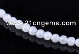 CAG162 Smooth round 4mm blue lace agate gemstone beads wholesale