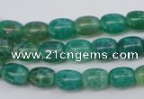 CAG1620 15.5 inches 8*10mm egg-shaped peafowl agate gemstone beads