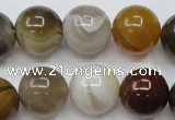 CAG1826 15.5 inches 16mm round Chinese botswana agate beads