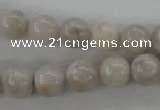 CAG1897 15.5 inches 10mm round grey agate beads wholesale