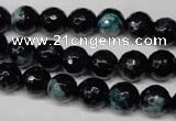 CAG2283 15.5 inches 10mm faceted round fire crackle agate beads