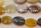 CAG2360 15.5 inches 13*18mm oval African botswana agate beads