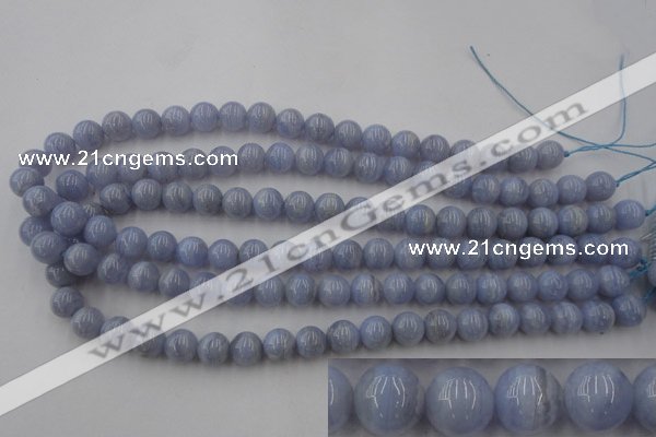 CAG2368 15.5 inches 10mm round blue lace agate beads wholesale