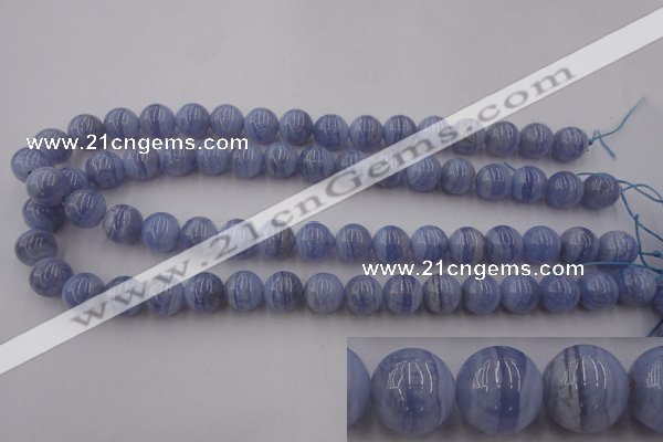 CAG2369 15.5 inches 12mm round blue lace agate beads wholesale