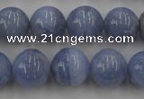 CAG2370 15.5 inches 14mm round blue lace agate beads wholesale