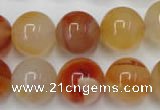 CAG2377 15.5 inches 16mm round red agate beads wholesale