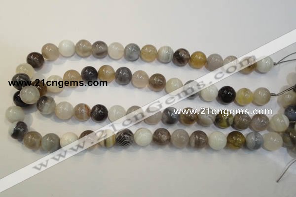 CAG2414 15.5 inches 12mm round Chinese botswana agate beads