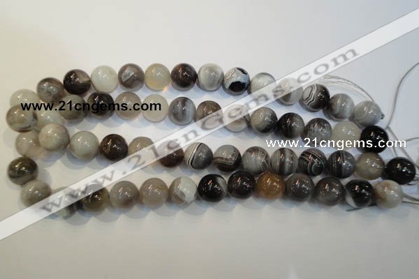 CAG2415 15.5 inches 14mm round Chinese botswana agate beads
