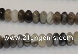 CAG2430 15.5 inches 5*8mm rondelle Chinese botswana agate beads