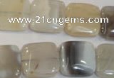 CAG2452 15.5 inches 18*18mm square Chinese botswana agate beads