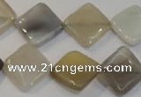 CAG2458 15.5 inches 16*16mm diamond Chinese botswana agate beads