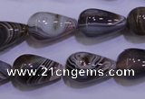 CAG2761 15.5 inches 12*20mm teardrop botswana agate beads wholesale