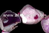 CAG333 rough agate gemstone nugget shape beads Wholesale