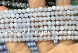 CAG3576 15.5 inches 4mm round blue lace agate beads wholesale