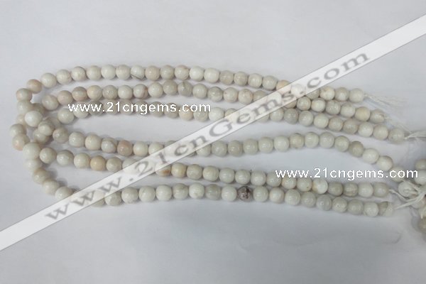 CAG3603 15.5 inches 8mm round natural crazy lace agate beads