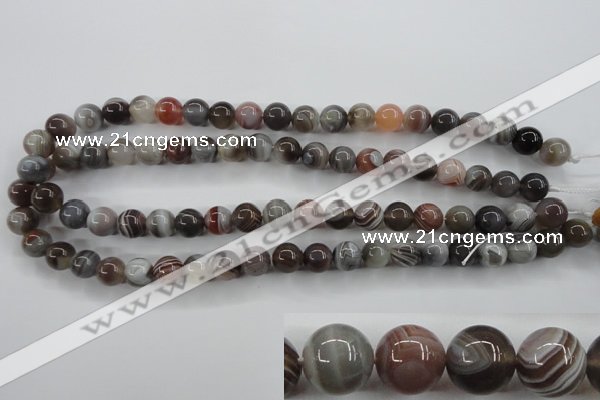 CAG3683 15.5 inches 10mm round botswana agate beads wholesale