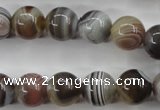 CAG3684 15.5 inches 12mm round botswana agate beads wholesale