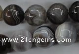 CAG3686 15.5 inches 16mm round botswana agate beads wholesale