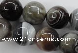 CAG3687 15.5 inches 18mm round botswana agate beads wholesale