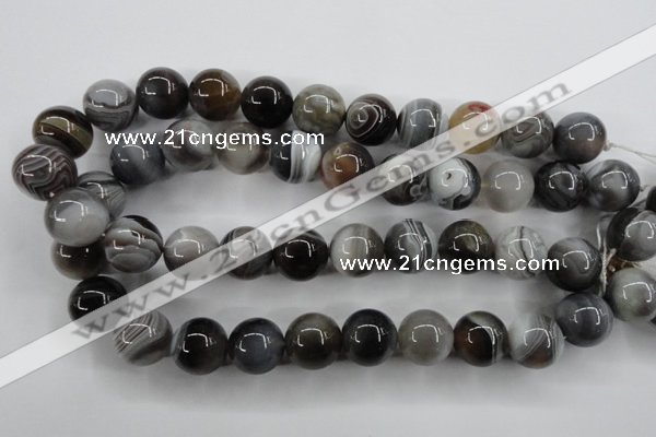 CAG3687 15.5 inches 18mm round botswana agate beads wholesale