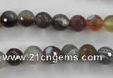 CAG3692 15.5 inches 8mm faceted round botswana agate beads wholesale