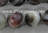 CAG3698 15.5 inches 20mm faceted round botswana agate beads wholesale