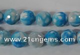 CAG3873 15.5 inches 10mm faceted round fire crackle agate beads