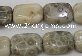 CAG3893 15.5 inches 15*20mm rectangle chrysanthemum agate beads