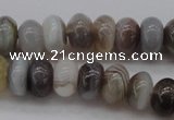 CAG3988 15.5 inches 5*8mm rondelle botswana agate gemstone beads