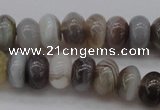 CAG3988 15.5 inches 5*8mm rondelle botswana agate gemstone beads