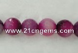 CAG418 15.5 inches 14mm faceted round agate beads Wholesale