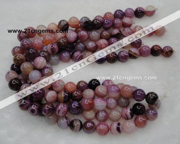 CAG434 15.5 inches 16mm round agate gemstone beads wholesale