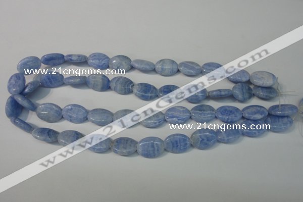 CAG4385 15.5 inches 13*18mm oval dyed blue lace agate beads