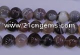 CAG4440 15.5 inches 8mm flat round botswana agate beads wholesale