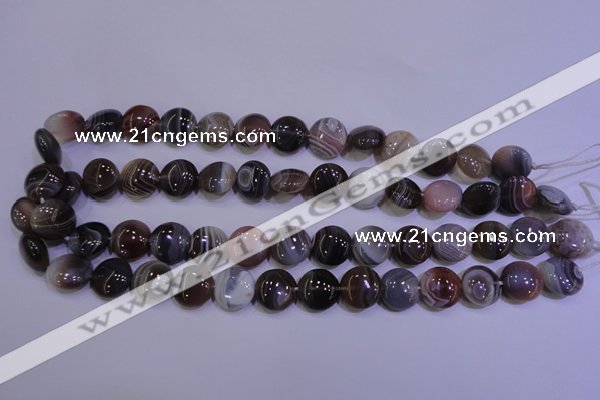 CAG4444 15.5 inches 16mm flat round botswana agate beads wholesale