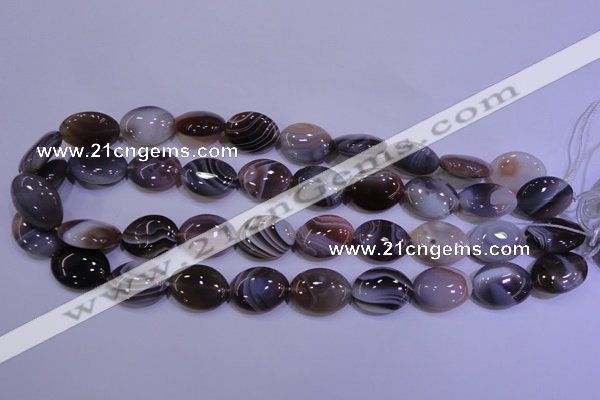 CAG4455 15.5 inches 15*20mm oval botswana agate beads wholesale