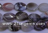 CAG4462 15.5 inches 10*14mm faceted oval botswana agate beads